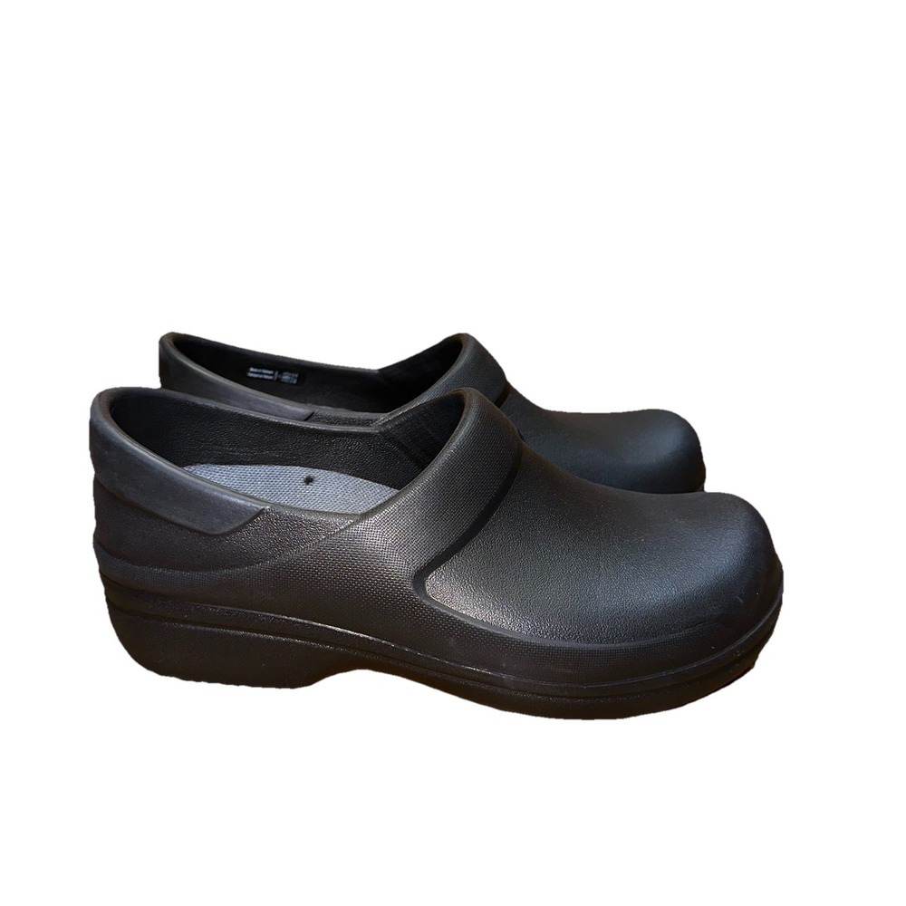 NWOT Crocs Neria Pro II Dual Comfort Black Work Clogs Slip Resistant Women 7 $50 - Picture 2 of 12